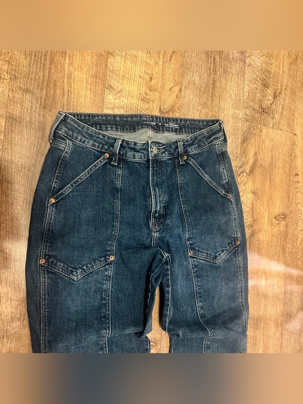 High Rise Straight jeans - Picture 2 of 6